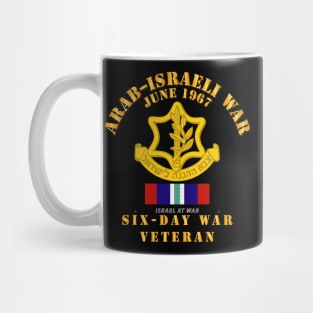 Israel - Arab - Israeli War w 6 Day War Ribbon Veteran Mug